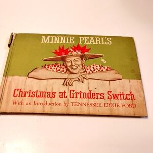 Minnie Pearls Christmas at Grinders switch Vintage Book Heehaw legend